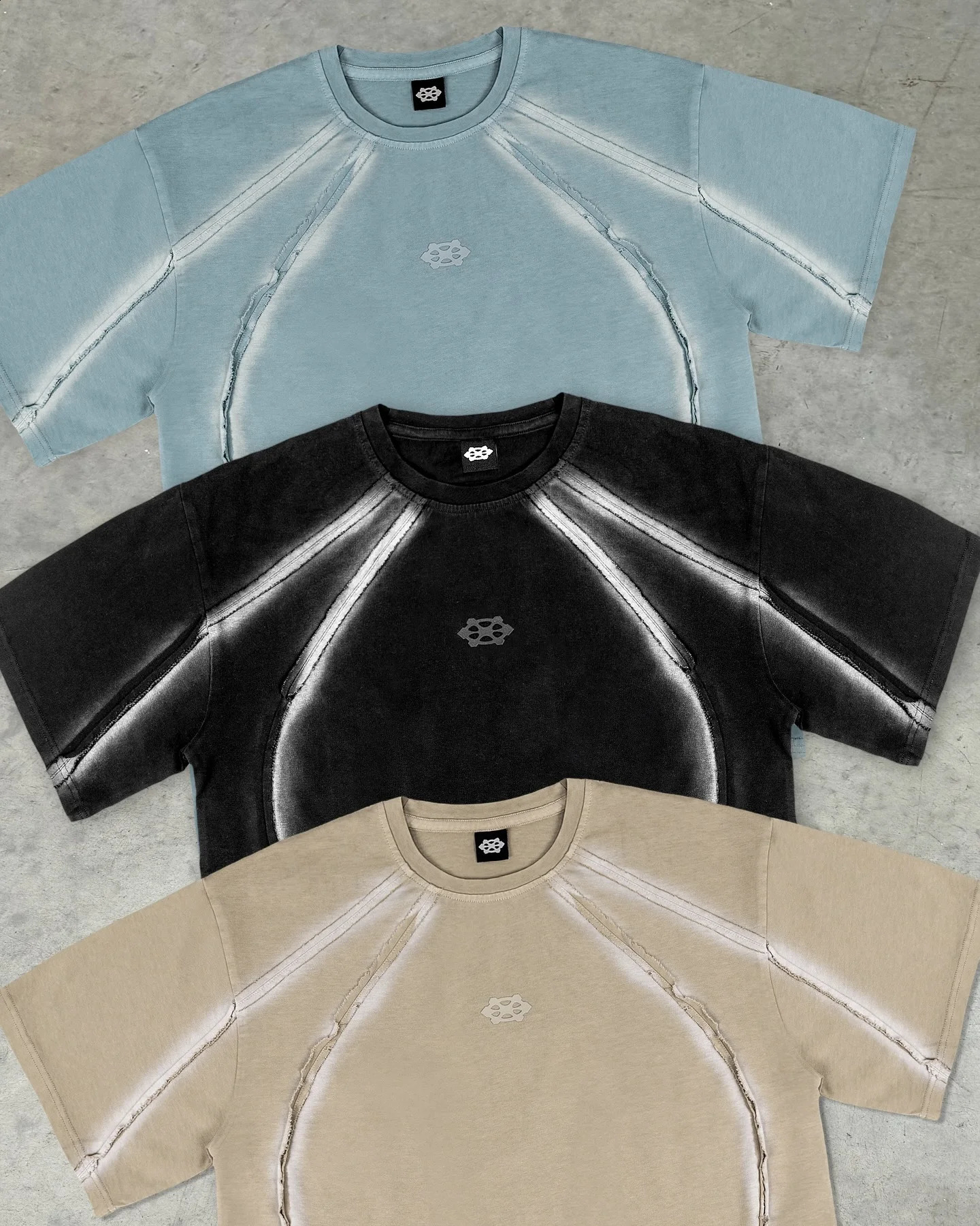 Y2K Gothic Patchwork T Shirt Harajuku Retro Oversized T Shirt Men Women Washed Distressed Cotton Short Sleeved Fashion Tops 240810