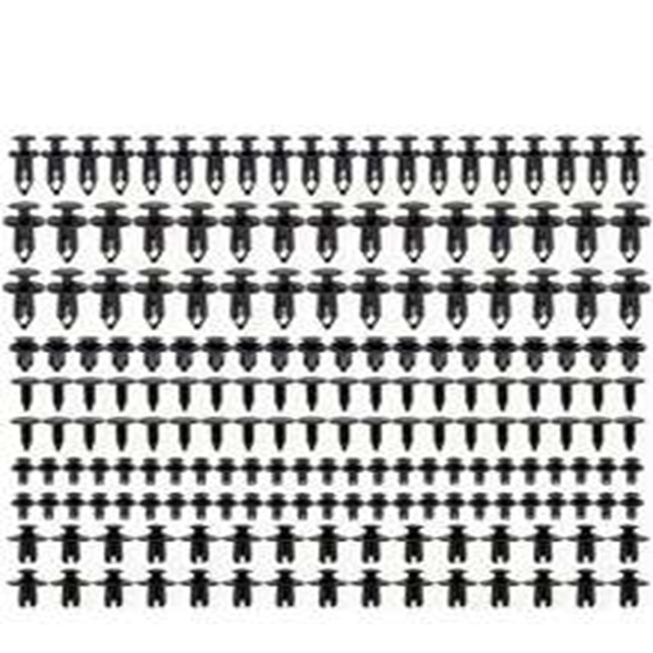 190pcs bag buckles 6 sizes fasteners rivets car bumper clips fender fixing set