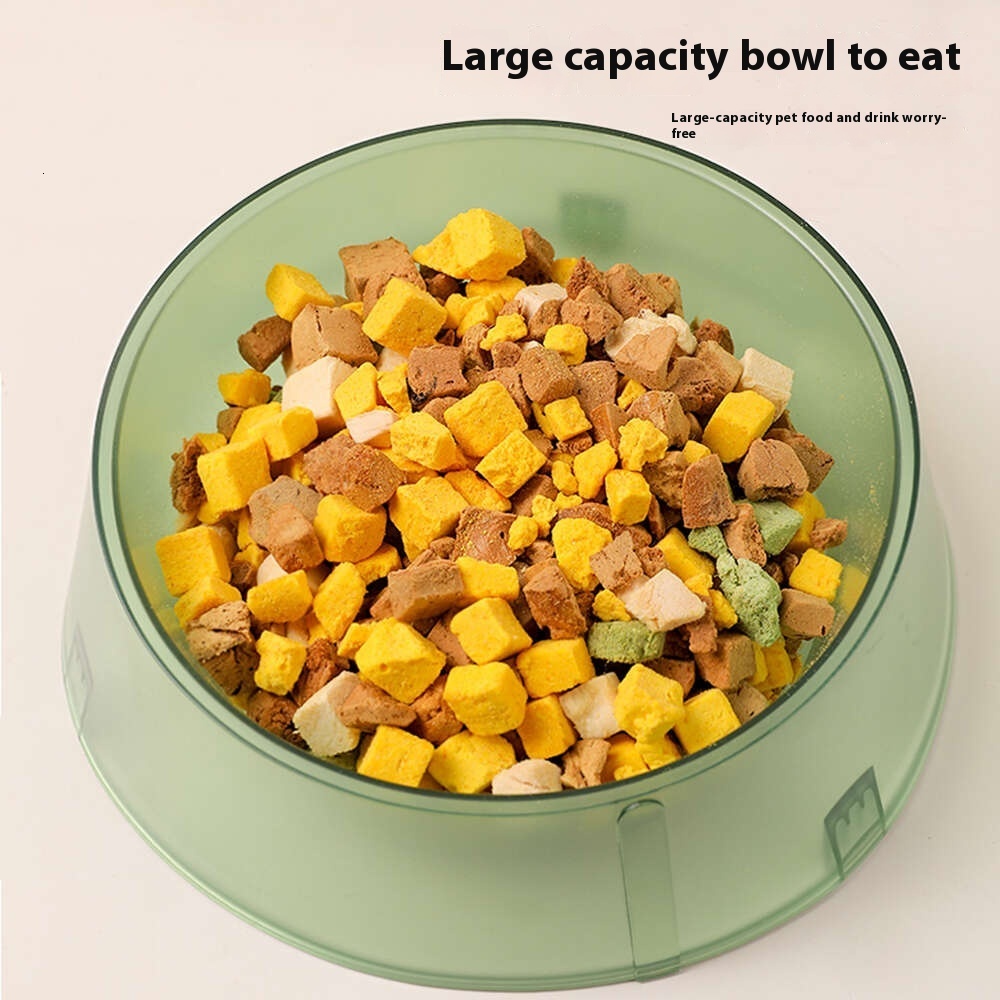 Durable Half Transparent Polypropylene Food Container for Large Dogs & Felines