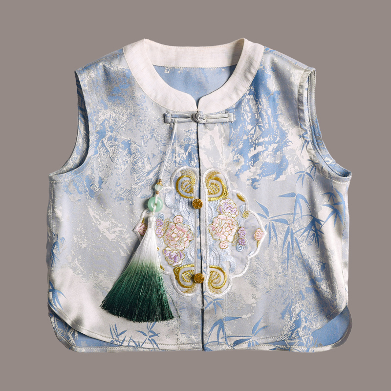 children's clothing Children's summer new traditional Chinese hanbok two-piece set of Tang suit boys and girls national wind performance sui