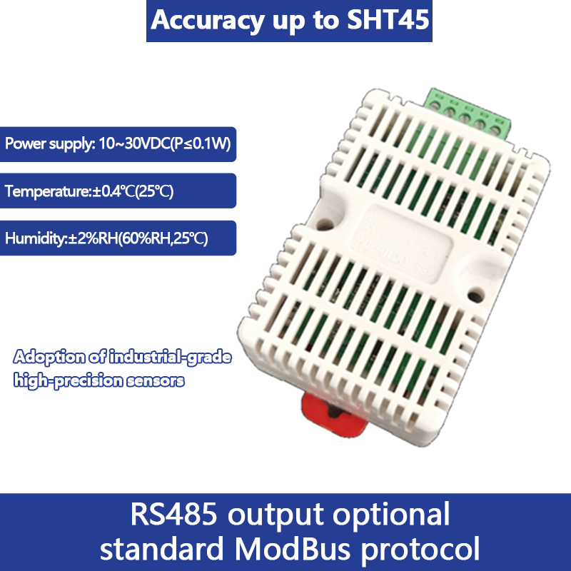 Flat card rail housing temperature and humidity transmitter environmental sensors intelligent monitoring toxic and hazardous conventional gas monitori