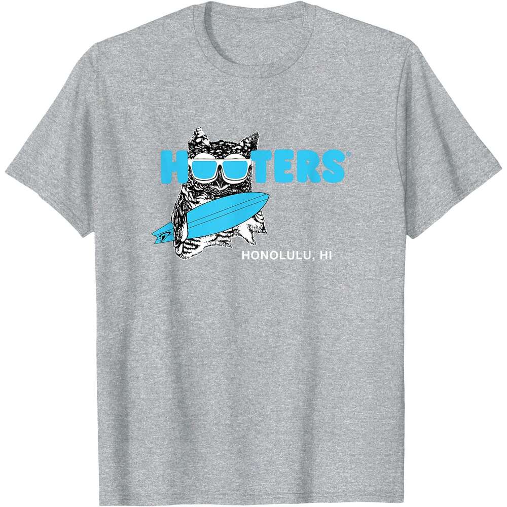 2025S Fashion Designer T Shirt For Mens Hooters Honolulu T Shirt Shirts Tshirt Graphic Tee Casual Tops Clothes Short Sleeve