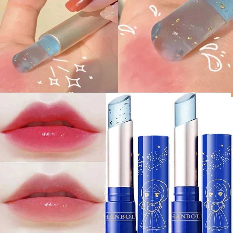 Temperature Change Lip Balm Long Lasting Moisturizing Nutrition Lip Gloss Crystal Jelly Transparent Nature Waterproof LipstickXJ241223