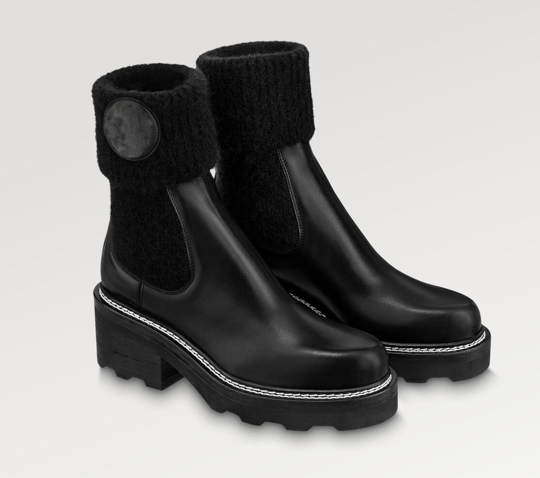 Fashion Designer Beaubourg Ankle Boots Women's Winter Brands Martin Black Calf Leather Lady Booties Party Wedding Knight Boot Comfrot Footwear EU35-41