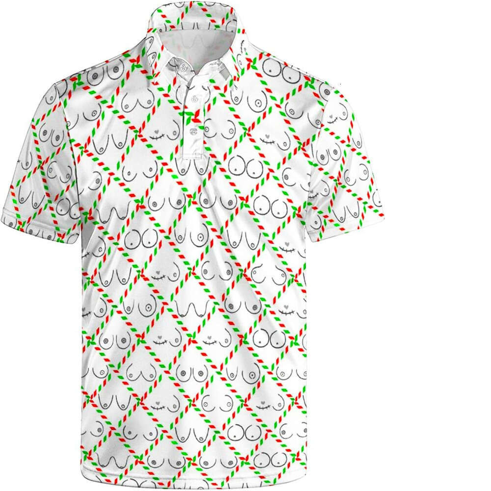 Fashion Mens Polo shirt Hawaiian Golf Shirts Men Dry Fit Print Performance Moisture Wicking Shirt for Summer Polos shirts tshirt Casual tops summer cl
