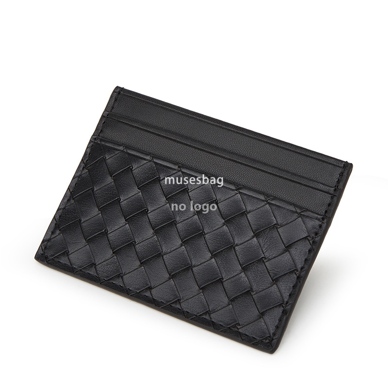 Ultra-thin woven card bag for men and women multi-card convenient small card sleeve mini simple anti-degaussing card holder wholesale