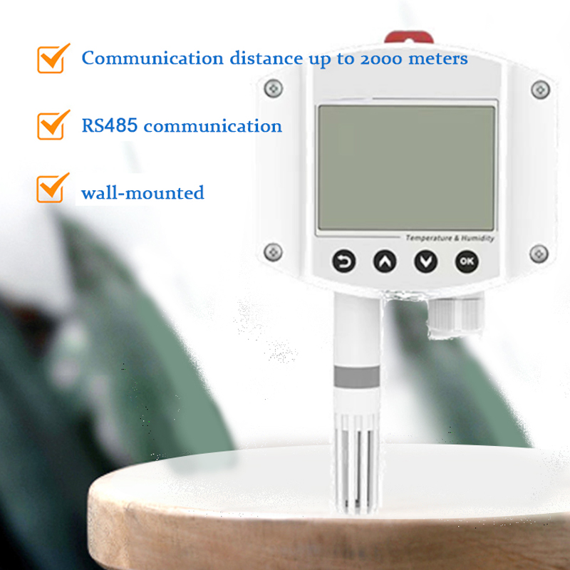 Industrial wall-mounted LCD temperature and humidity transmitter environmental sensors intelligent monitoring toxic and hazardous conventional gas mon