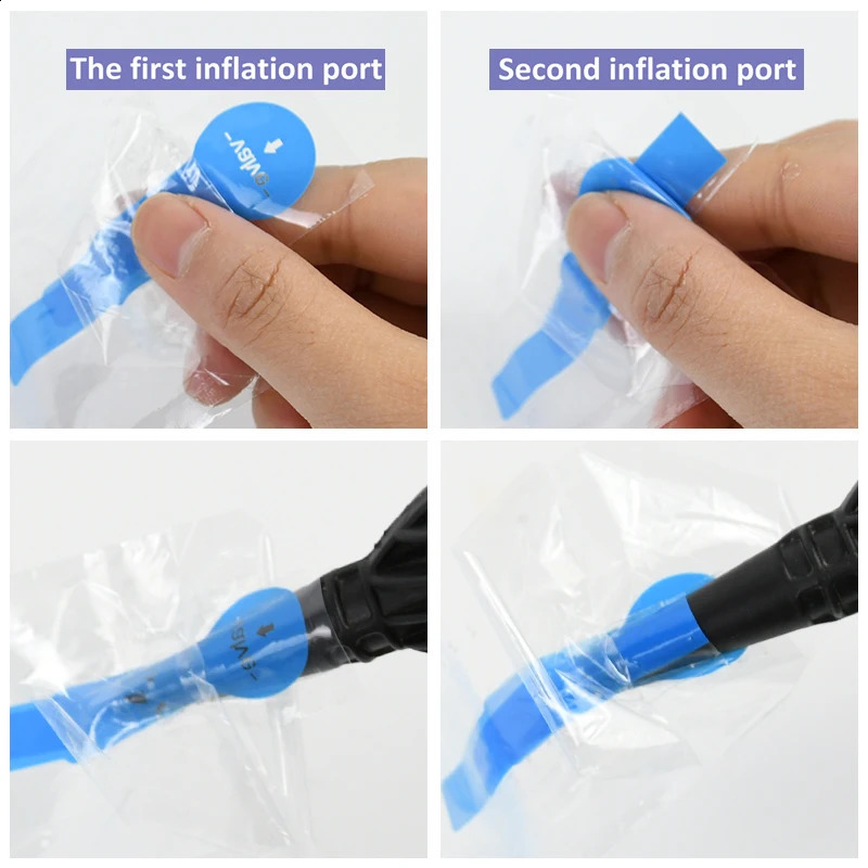 4D Transparent Baby Shower Boy Girl Bear Bubble Ball Kids 1st Birthday Party Blue Pink Helium Balloon Gender Reveal Decoration 240809