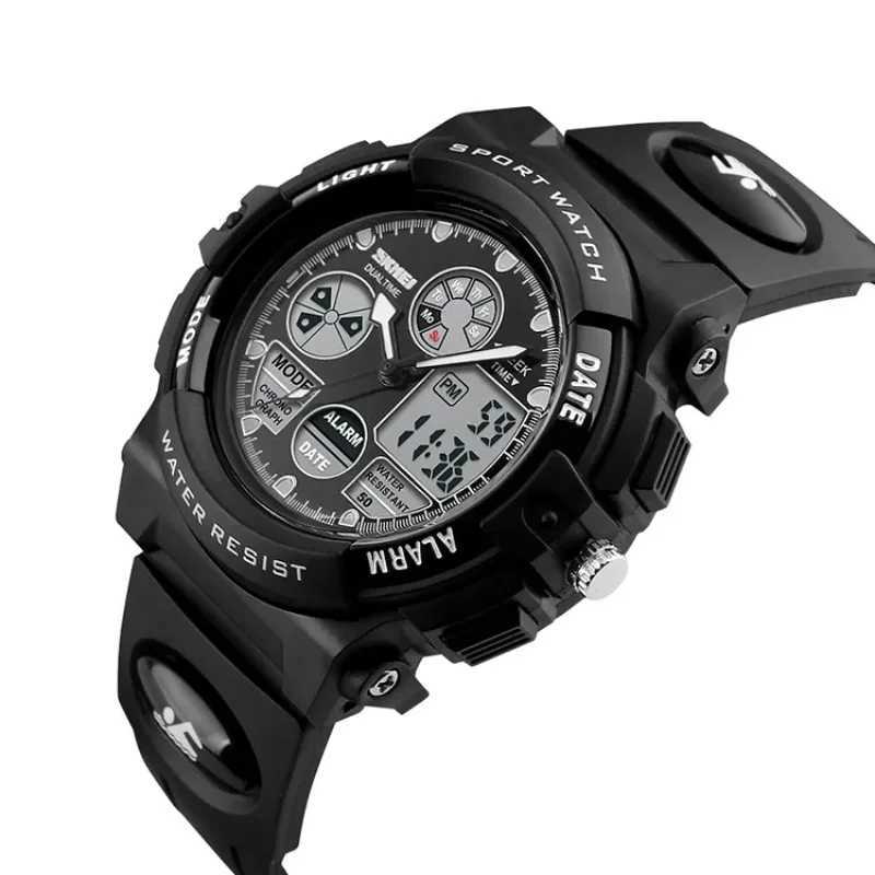 Fashion Kids Wristwatch Children Multi Function Sport Dual Display Watches Waterproof Digital Wacth for Students Y240809