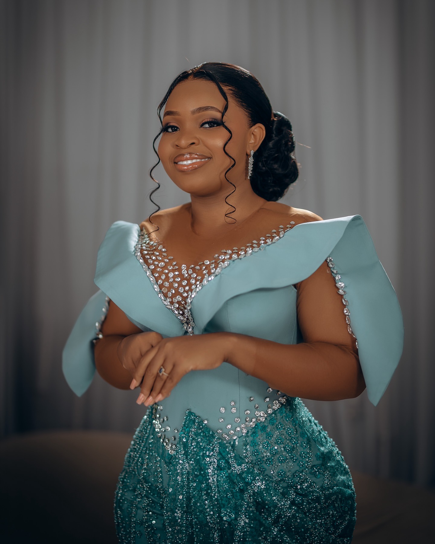 2024 Plus Size Hunter Green Mermaid Prom Dress Lacefull Promdress Crystals Evening Formal Party Second Reception Birthday Engagement Gowns Dresses ZJ6