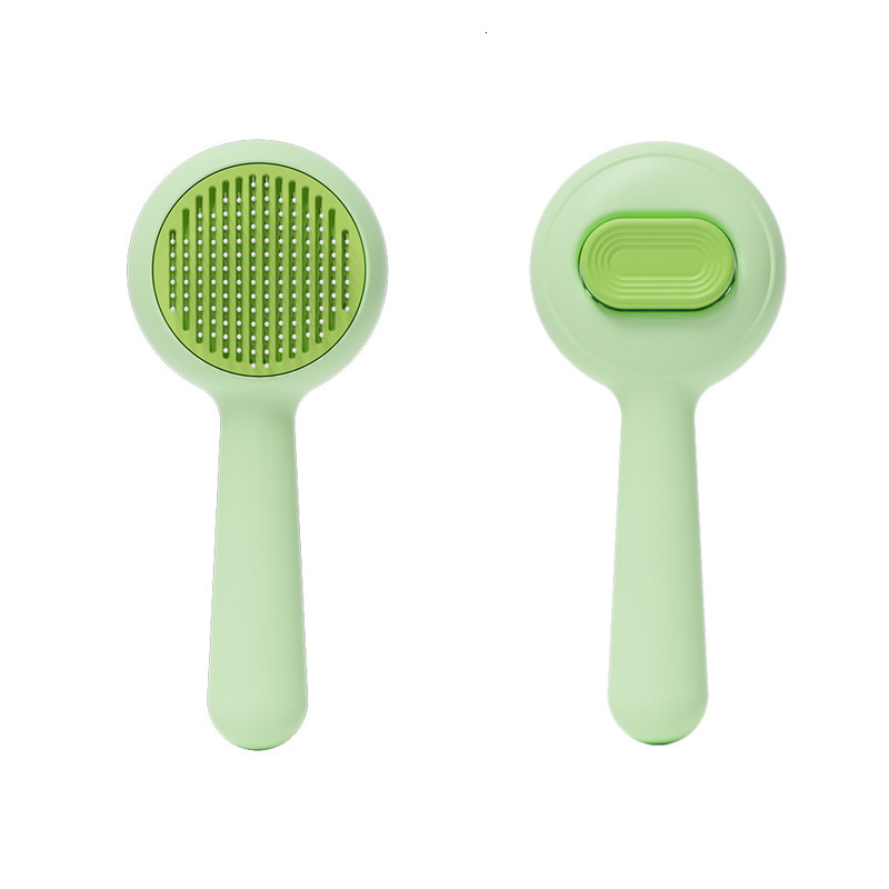 Havo Beauty Brush Cat and Dog One click Styg ating Hair Removal Needle Pet Massage Comb, Self Cleaning Comb