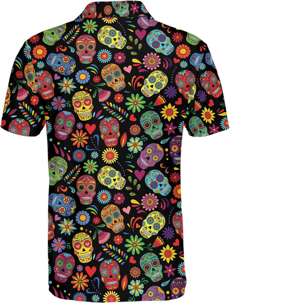 Fashion Mens Polo shirt for Men Funny Tropical Hawaiian Golf Polo Shirts Polos shirts tshirt Casual tops summer clothes Short sleeve Free shipping