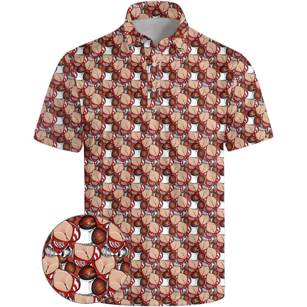 Fashion Mens Polo shirt Beach is funny Moisture Wicking Sports for Men Ultral Soft Golf Shirts Stylish Collared Shirts Casual tops summer clothes Shor