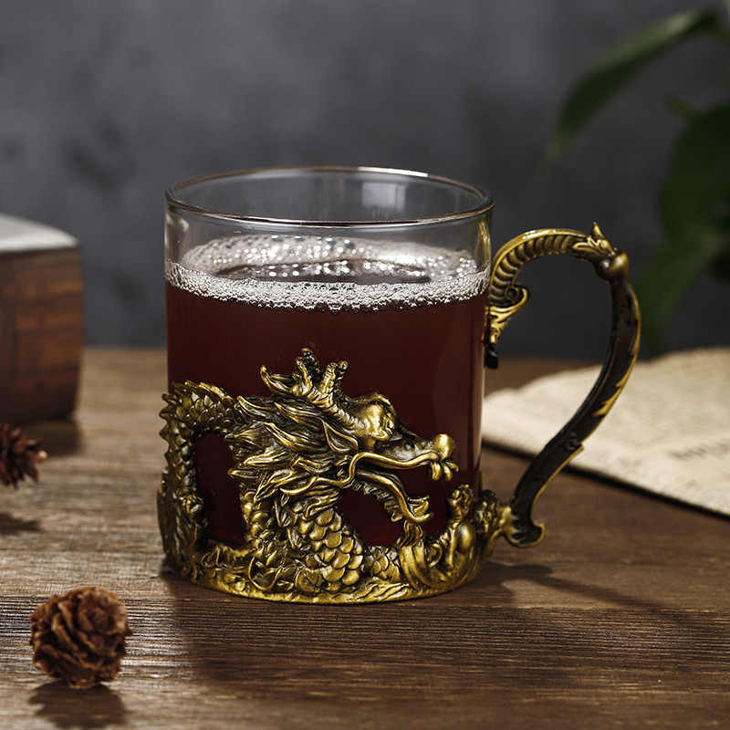 Whiskey Classic Dragon Head glass Brandy Glass Bar Special beer mug