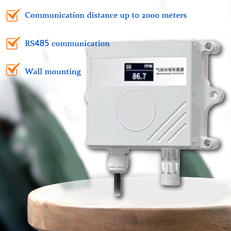 Ozone Transmitter OLED Display Environmental Sensors Intelligent Monitoring Toxic and Harmful Conventional Gas Monitoring