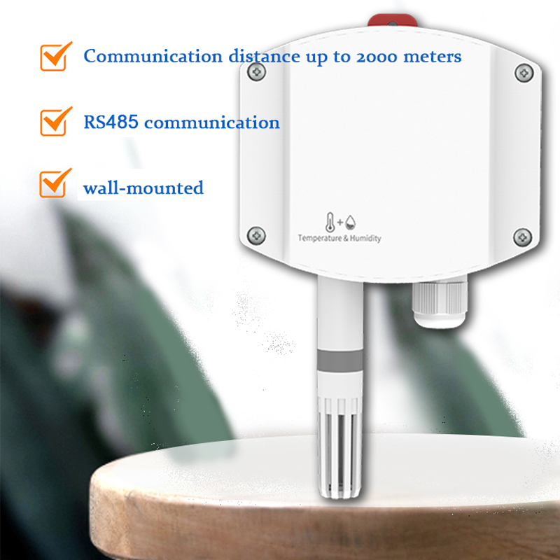 Industrial wall-mounted without screen temperature and humidity transmitter environmental sensors intelligent monitoring toxic and hazardous gas monit