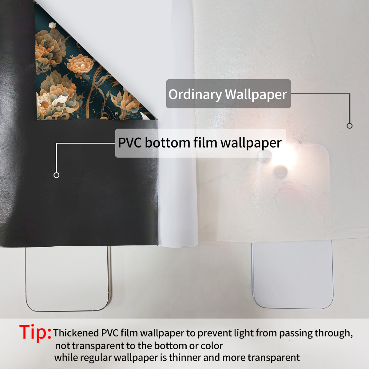 Renovation of background cabinets tables and chairs PVC adhesive self-adhesive wallpaper wall stickers