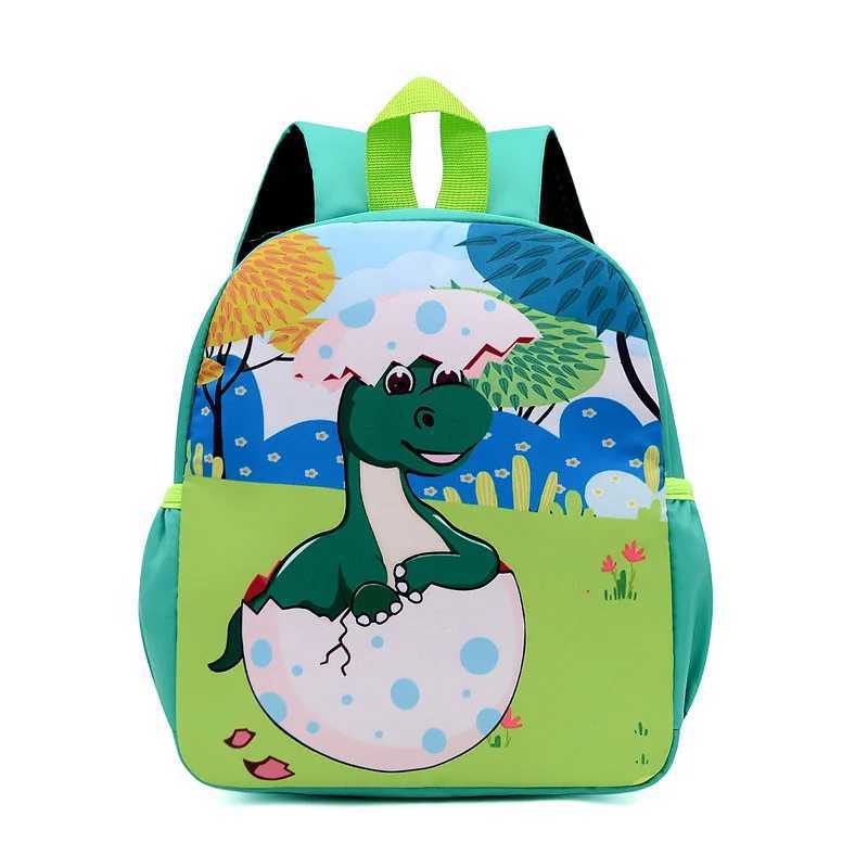 Cartoon Cute Dinosaur Printed SchoolBags Trendy Waterproof Kindergarten Primary School Bookbag Student Backpack Y240809