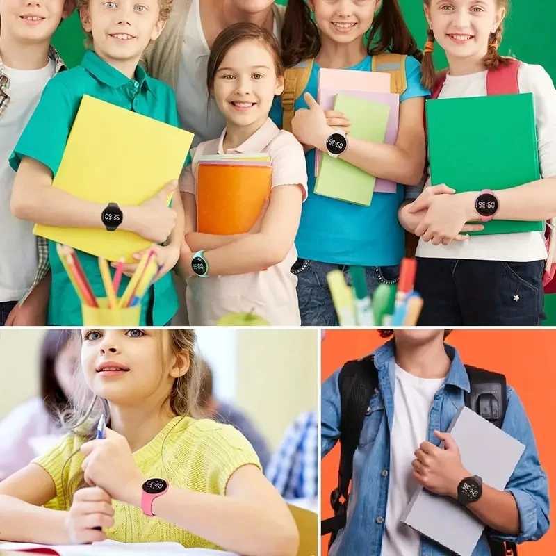 Digital Watch for Boys Girls Sport Watch with Fitness Tracker Alarm Clock Stopwatch No App and Waterproof Watch for Kids Ages 5- Y240809