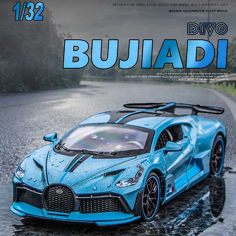 Free shipping 1 32 Bugatti Divo Metal Alloy Diecasts Toy Vehicles Miniature Model Car Toys For kids Christmas Gift