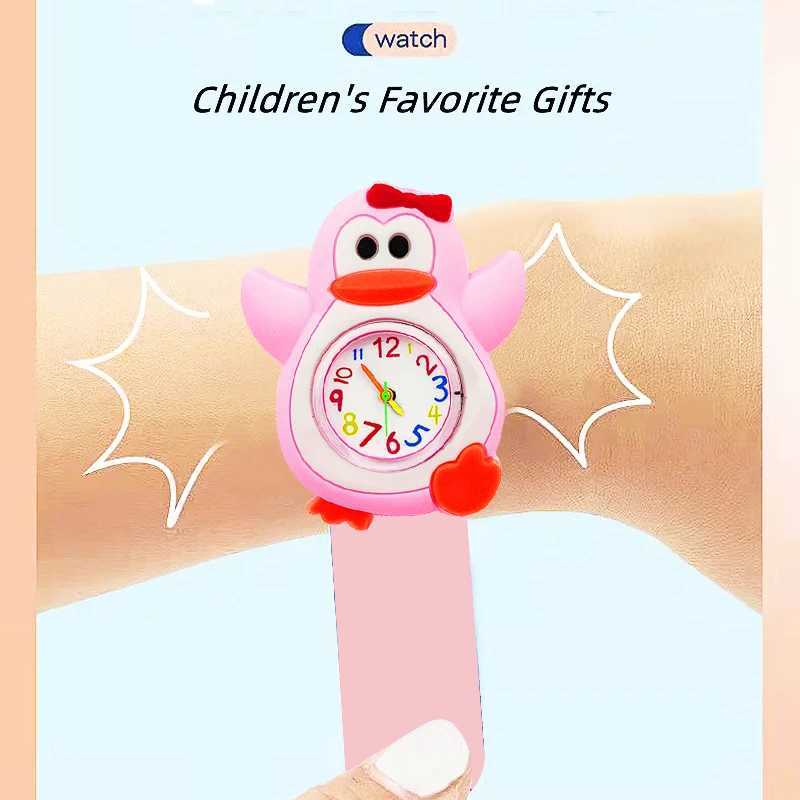 High quality and low-priced childrens tablet watch cartoon turtle/crocodile/penguin/frog/crab/octopus toy childrens watch bracelet X2412041