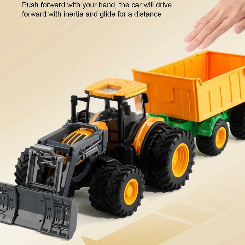 Children Toys Car Models Tractor Multiple Accessories To Choose From Y240809