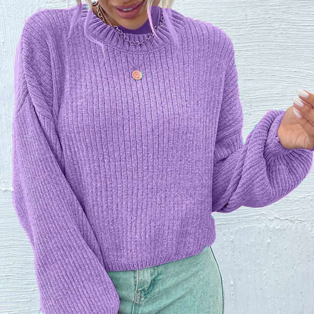 2024 and Snow Neil Hoodie Top Women's Ins Wind Short Knitted Sweater Basic Edition dongdumaoyi