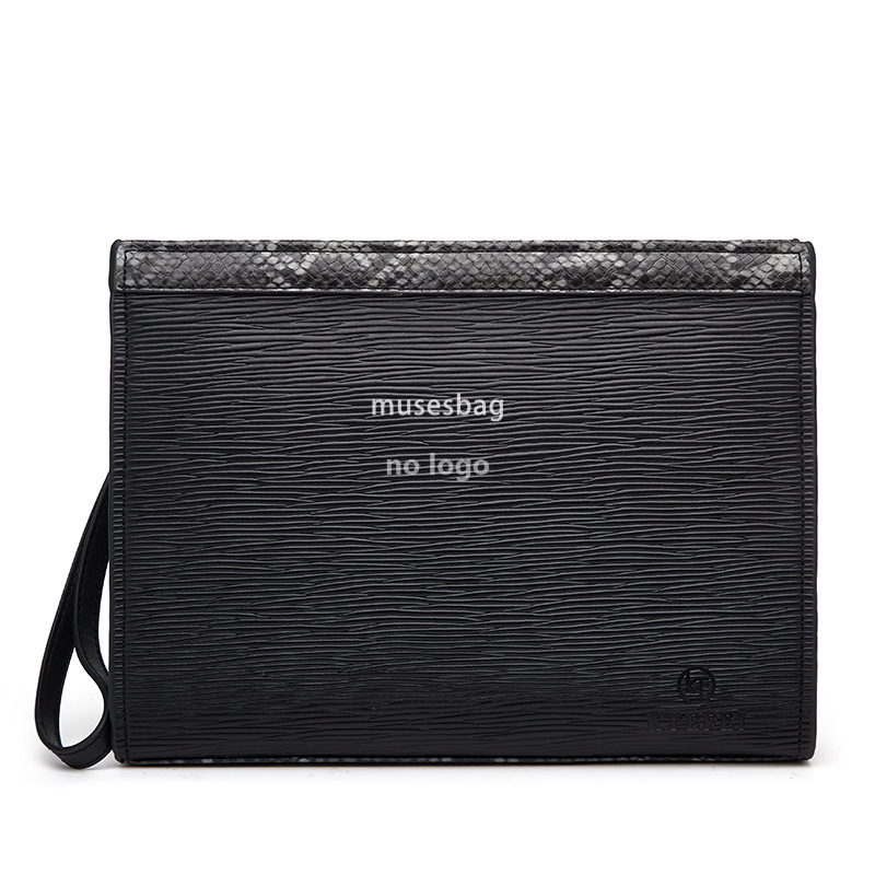 New men's snakeskin pattern handbag multi-functional business handbag holding bag cross-border manufacturers direct supply