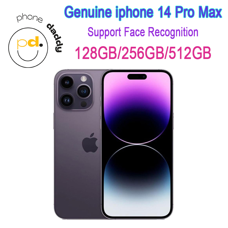 Genuine iPhone Original Unlocked iphone 14 Pro Max Cellphone 6GB RAM 128GB/256GB/512GB/1TB ROM A16 IOS NFC 5G MobilePhone with 1SIM 1eSIM