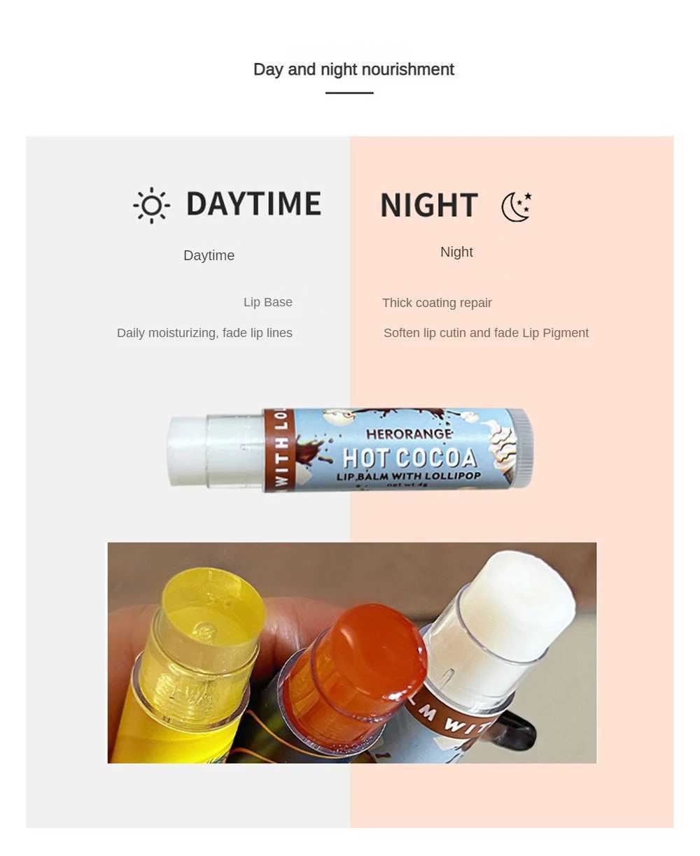 Fruit Lip Balm Moisturizing Transparent Lip Primer Cute Colored Gloss Stick Fade Fine Lines Fat Lip Care CosmeticsXJ241223