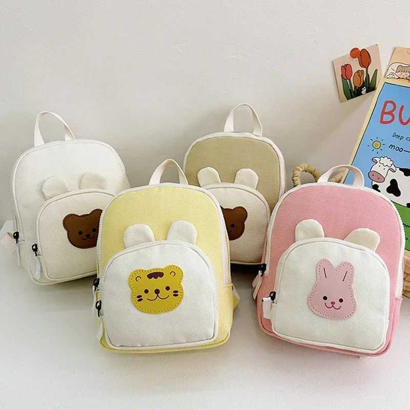 Korean Cute Childrens Backpack Toddler Safety Bag Loop Harness Kids Anti Lost Missing Child Prevention Leash Snack Kindergarten Y240809