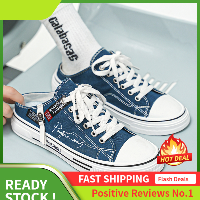 Ddmyoutdoor Canvas Alf Dragboard Men S Korean Edition Artistic Style Versatile Student Shoes Summer Outdoor