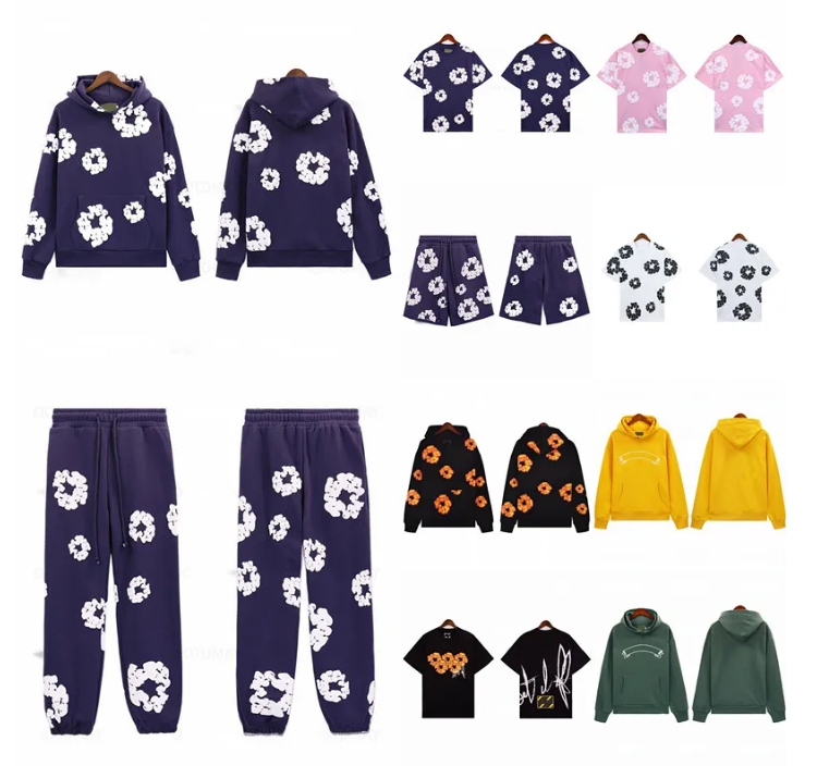 hoodie jacket designer hoodie top and pants style vintage three-dimensional foam kapok printing graffiti men and womens embroidered sweater