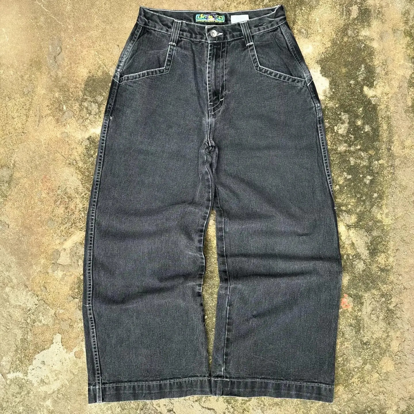 Retro skateboard cargo pants men y2k jeans jncos baggy jinco for ropa mens 2024 wide leg streetwear 240810
