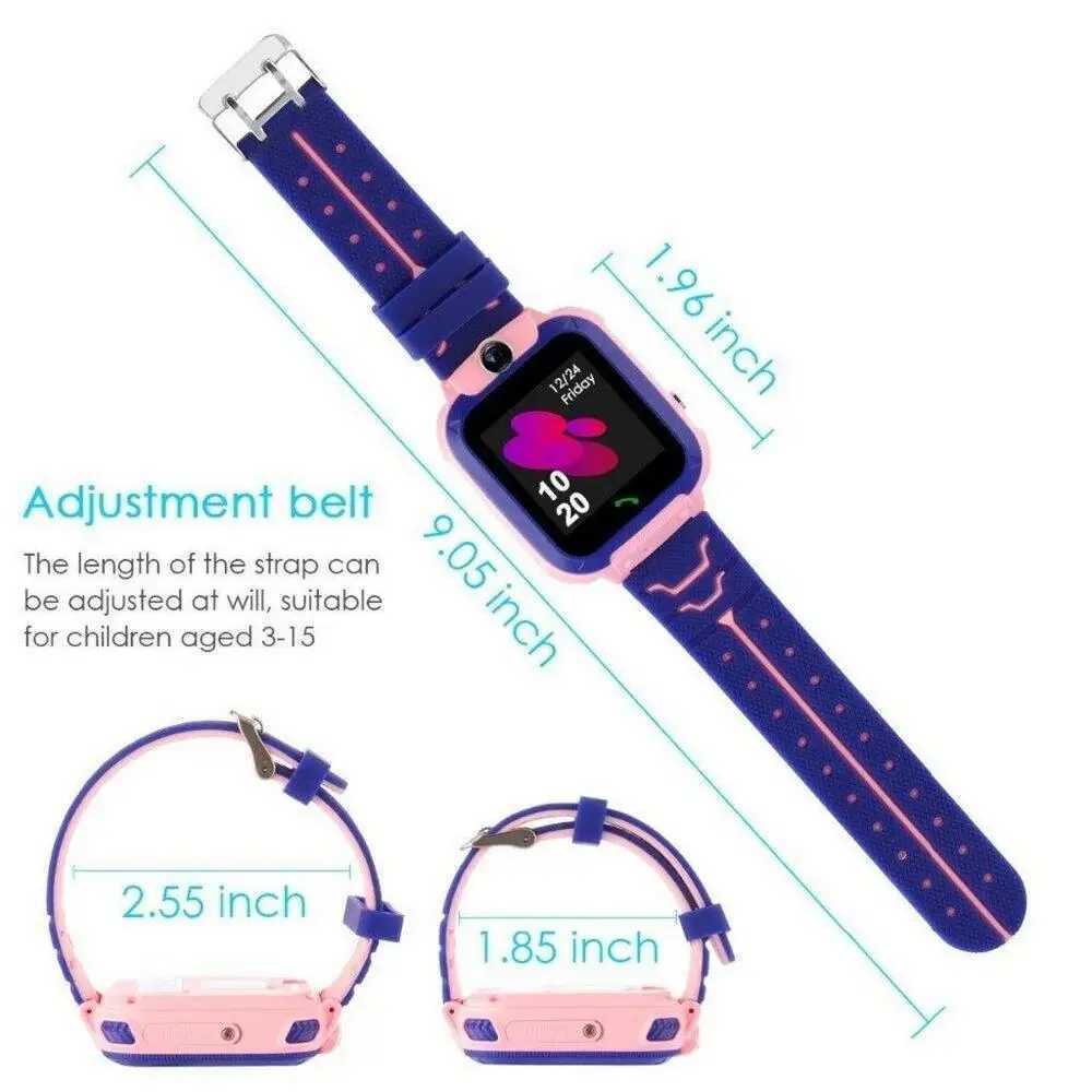 1.44 HD Touch Screen Smart Watch SOS SIM 2G Watch LBS Tracker Phone Watch Waterproof Wrist Watch for game Kids Smartwatch Y240809