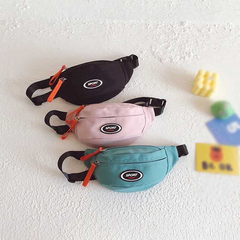 Boys Handsome Chest Bag Korean Kids Trend Messenger Bag Childrens Leisure Shoulder Package Mobile Phone Handbag Girl Fanny Pack Y240809