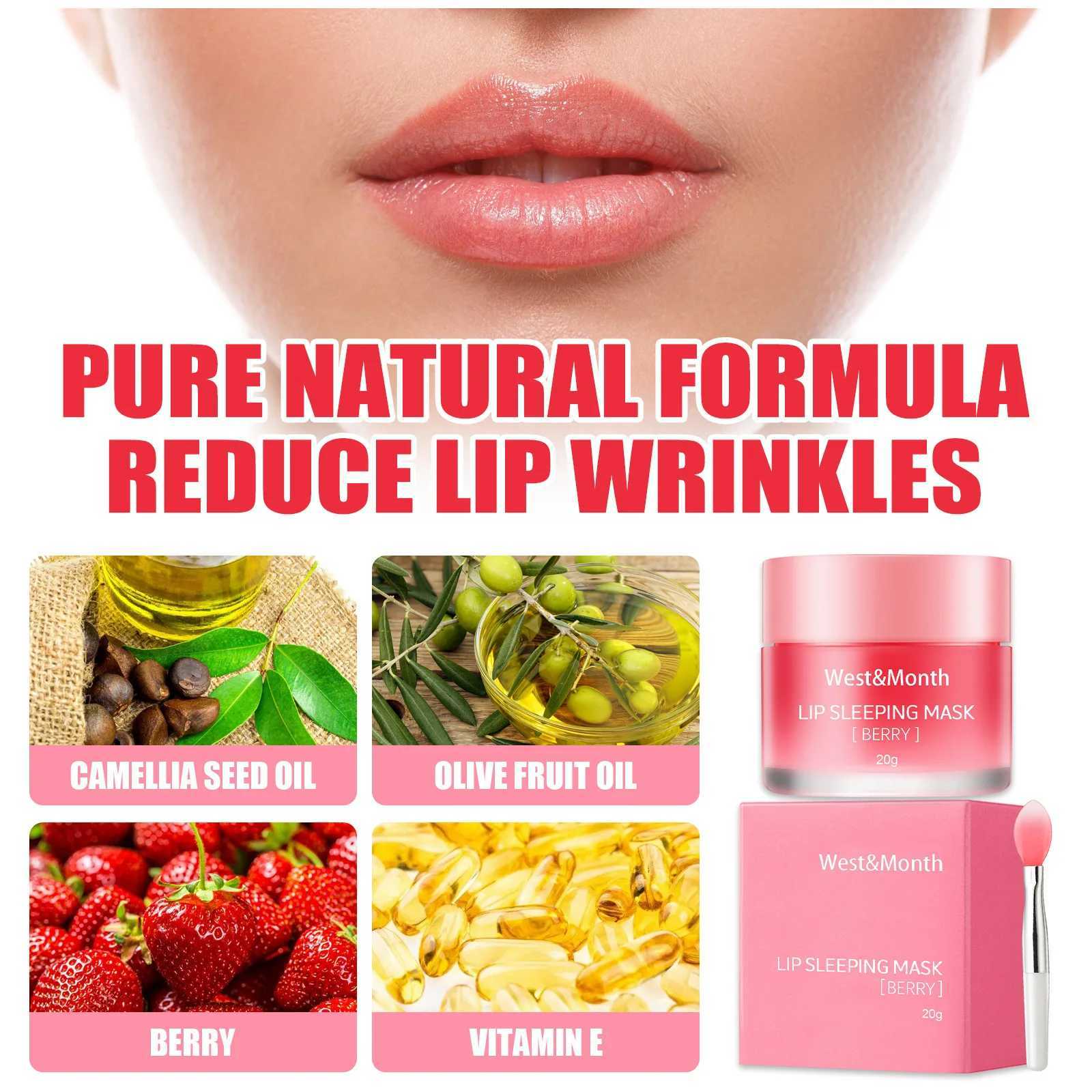 Repair Lip Mask Care Lipstick Soothe Day And Night Replenish Water Remove Dead Skin Smooth Moisturizing Nutrition Lip Mask CareXJ241223