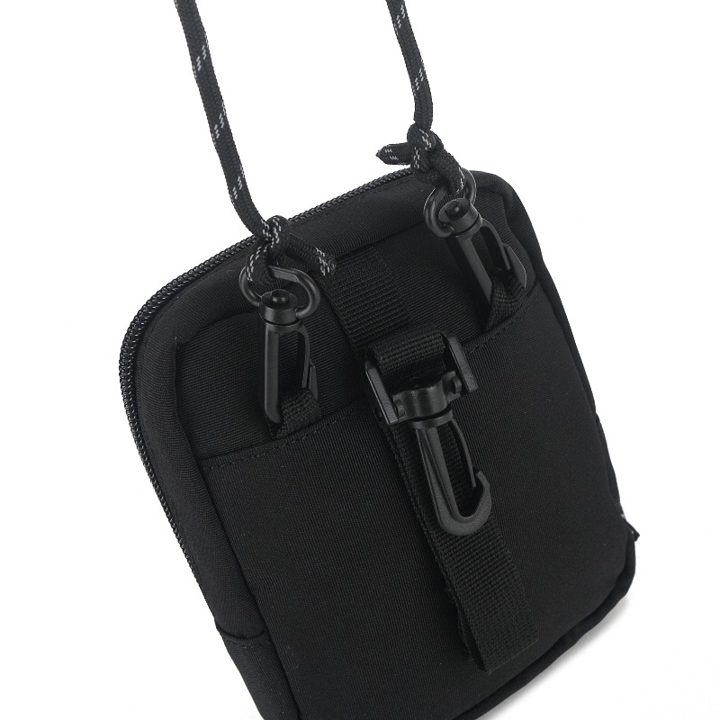 Stylish shoulder bag casual simple waterproof mobile phone bag niche neck crossbody bag men's senior sense Fanny pack