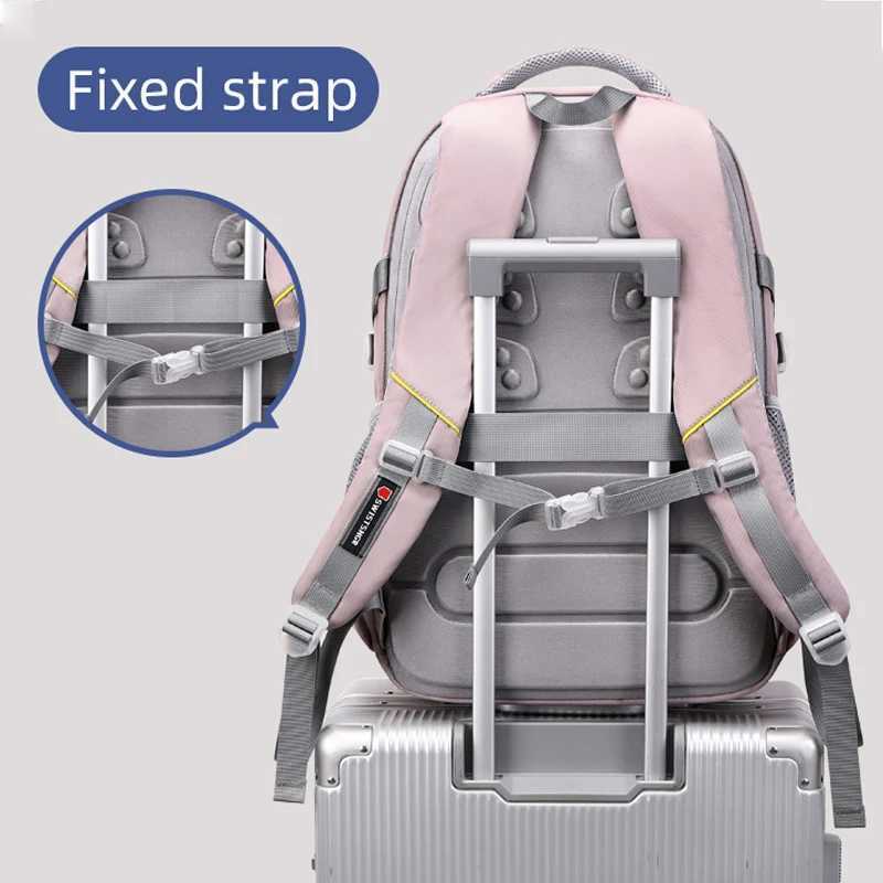 2023 New Japanese School Bag girl Fashion Large Capacity Travel Backpacks for Women Airplane Travel Backpack Male Mochila Y240809