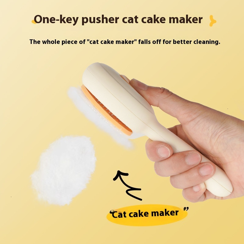 Havo Beauty Brush Cat and Dog One click Styg ating Hair Removal Needle Pet Massage Comb, Self Cleaning Comb