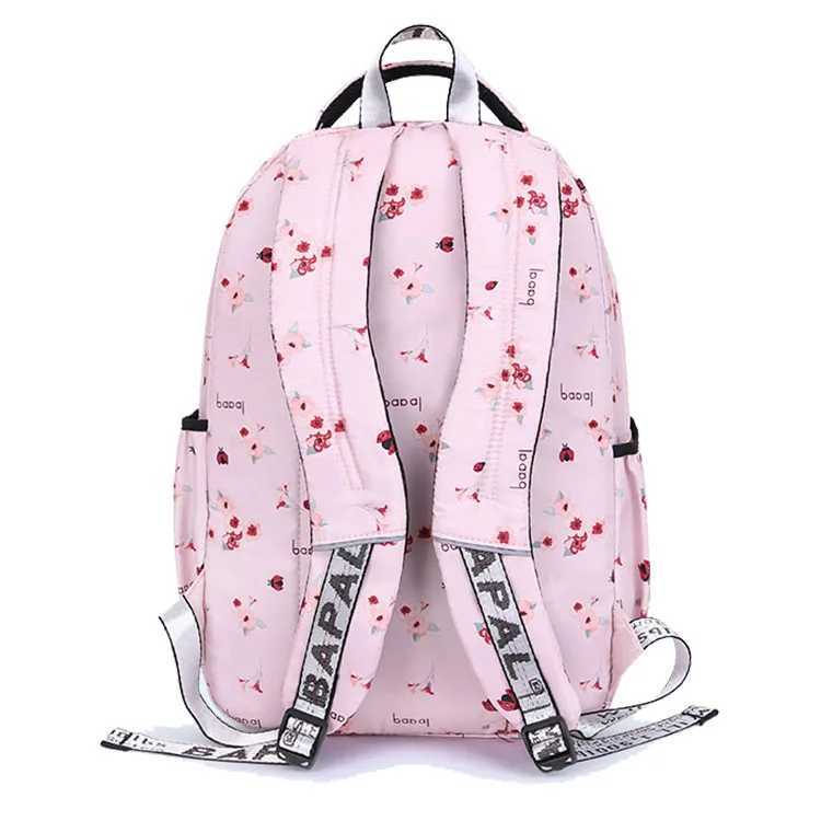 Large schoolbag cute Student School Backpack Printed Waterproof bagpack primary school book bags for teenage girls kids mochila Y240809