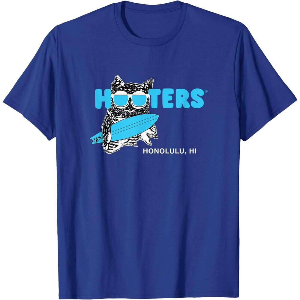 2025S Fashion Designer T Shirt For Mens Hooters Honolulu T Shirt Shirts Tshirt Graphic Tee Casual Tops Clothes Short Sleeve