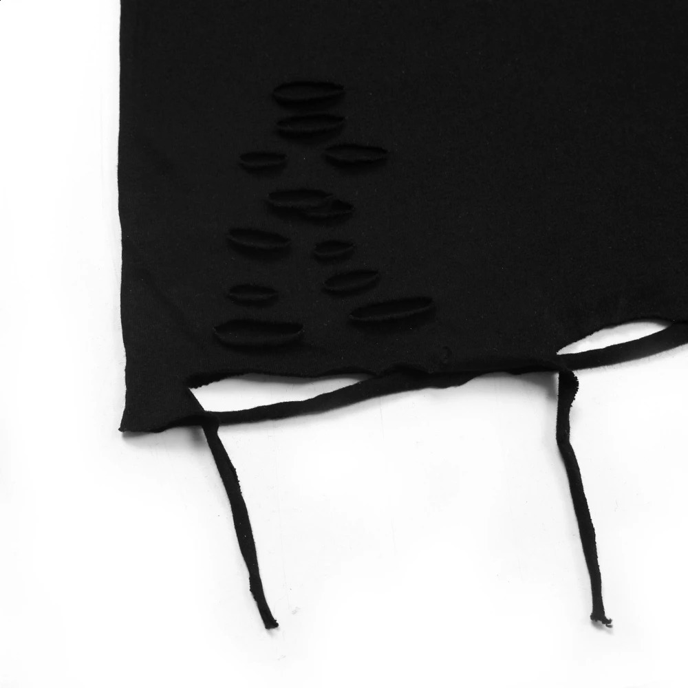 Ripped Vintage Tank Top Men Women T-shirt Frayed Gothic Clothes Oversize Hip Hop Punk T Shirt Y2k Sleeveless Mens Clothing Tops 240810