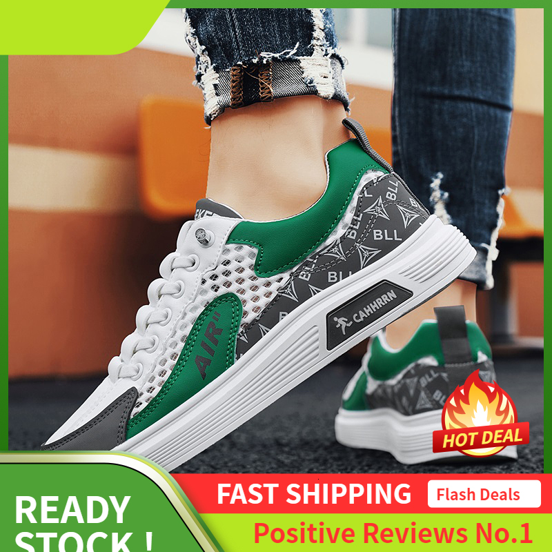 Ddmyoutdoor Z Large Mesh Board Casual White Fashionable Thick Soled Versatile Student Trendy Outdoor Shoes