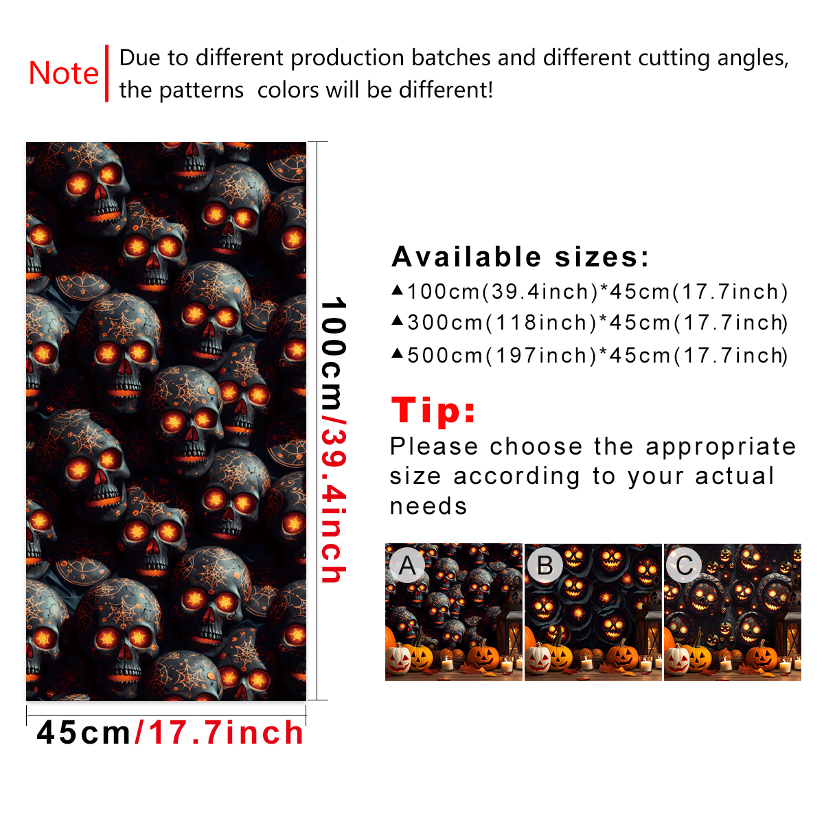 Cross border wallpaper simulation retro 3D skeleton Halloween style waterproof and moisture-proof home decoration