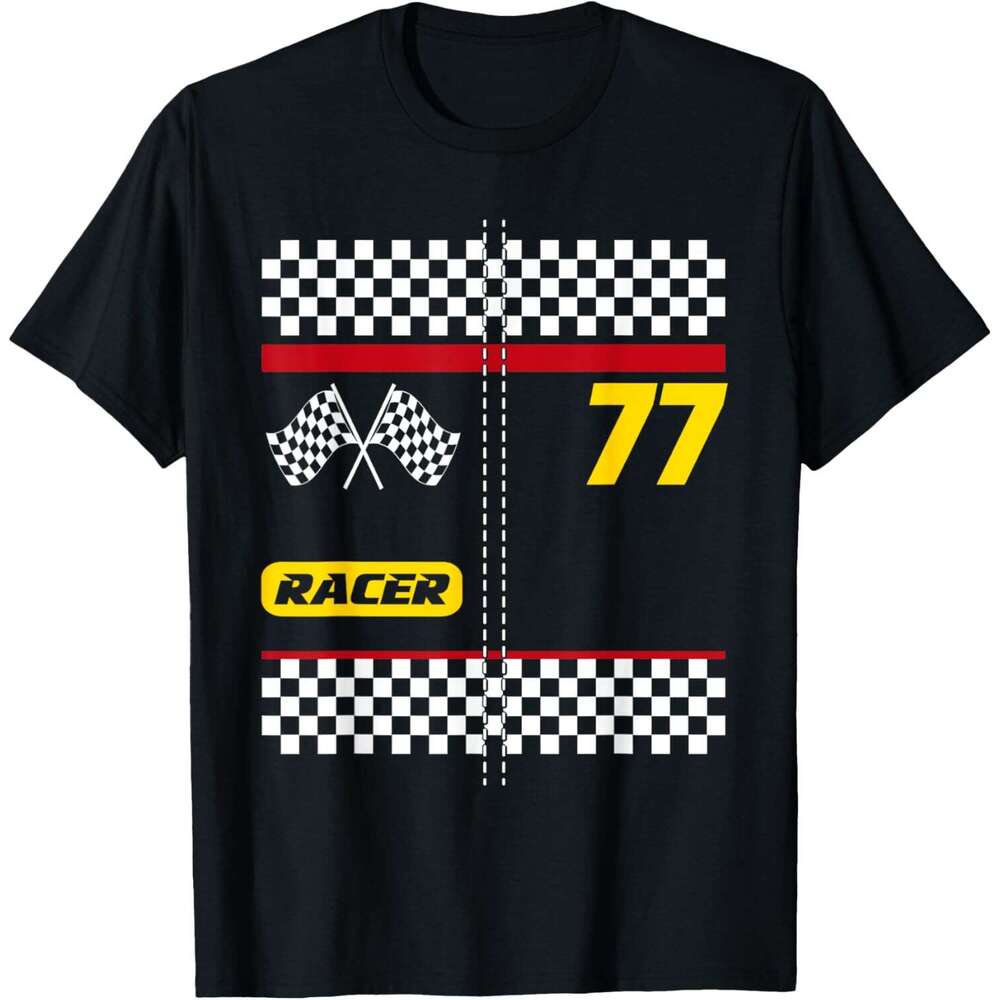 2025S Fashion Designer T Shirt For Mens Shirt Race Car Driver Costume Halloween Racing Day T Shirt Shirts Tshirt Graphic Tee Casual Tops Clothes Short
