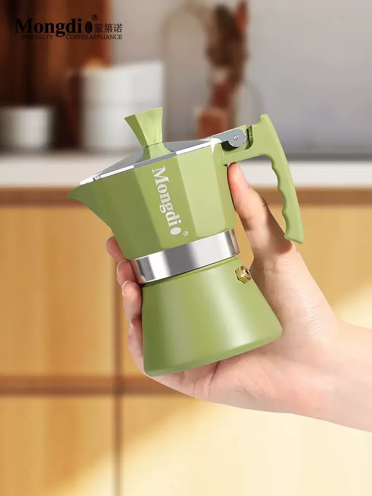 90ml Aluminum Moka Stove Coffee Maker Moka Pot Coffee Maker for Espresso Coffee Maker 240809 - view 7