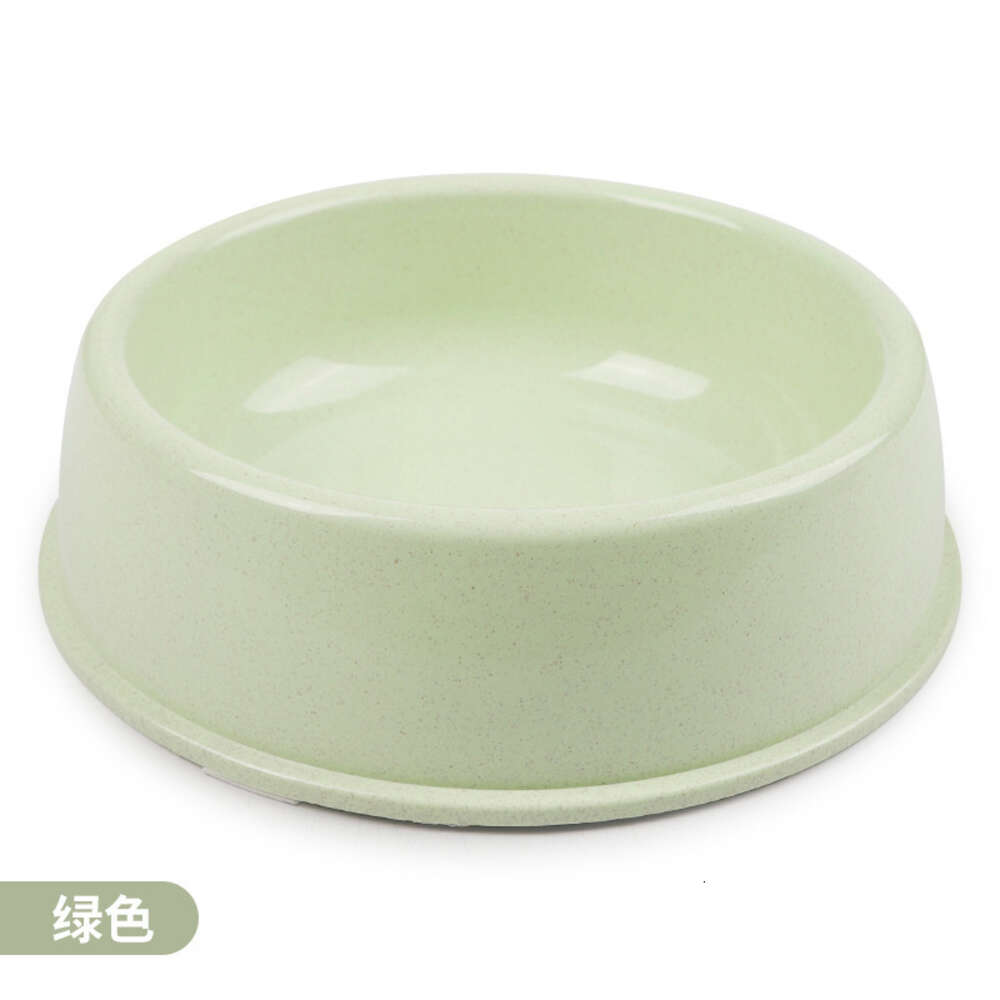 Eco-Conscious Nordic Inspired Small Dog Bowl - Durable Wheat Straw Round-mouth Pet Supplies