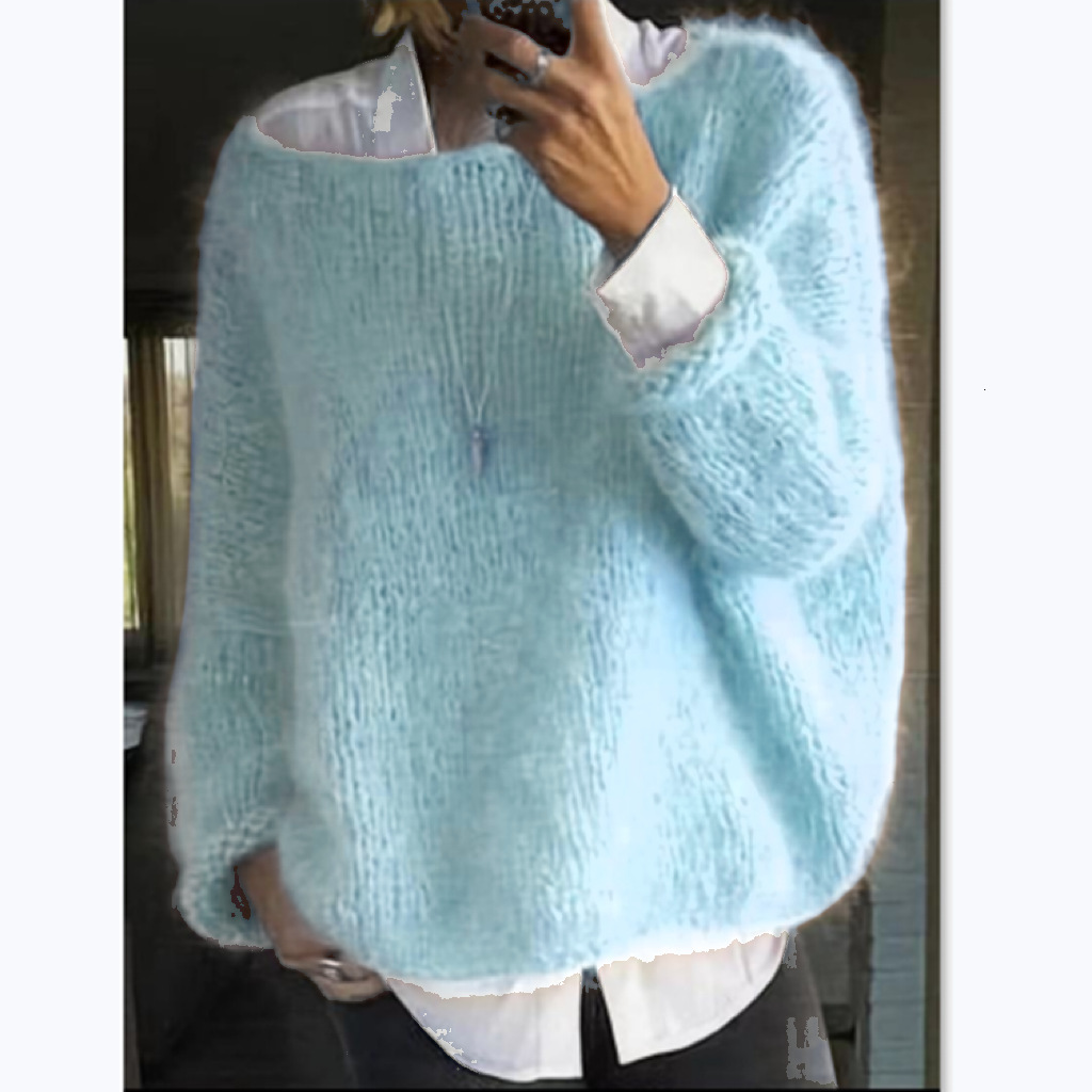 New Sweater Womens Autumn/winter Knitted Top Fashion Casual Sweater Womens Wear