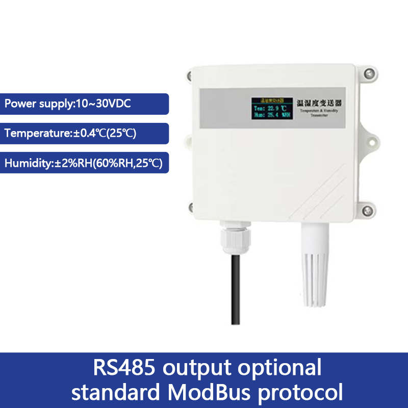 OLED Temperature and Humidity Transmitter Environmental Sensors Intelligent Monitoring Toxic and Hazardous Conventional Gas Monitoring